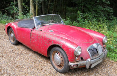 MGA Roadster Mk1 one owner 50+years