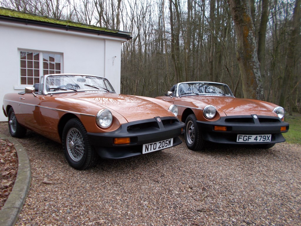 A Pair of MGB Limited Edition Roadsters