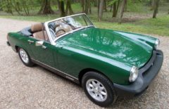 MG Midget Brooklands Green 17,596 miles (BBT656V)