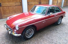 MGB GT 1974 Restored Genuine Factory V8 Chrome Bumper (RXC772M)