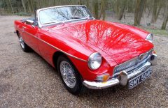 MGB Roadster 1967 Older Restoration, Overdrive (SMY504F)