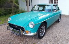 MGB GT 1972 Older Restored Aqua Marine Coachwork (RYY627K)