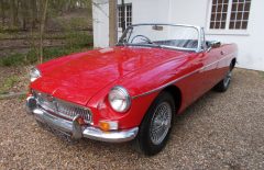 MGB Roadster 1963 Mk1 Pull Door Handle Model, One Owner 55 years (AJH585A)